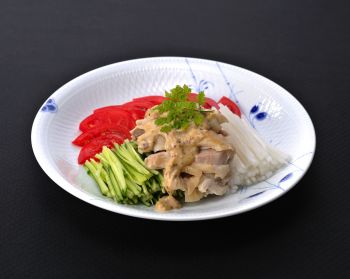 蒸鶏胡麻マスタード