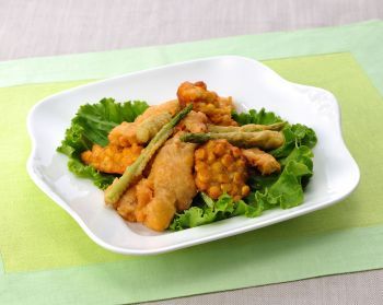 鶏肉のマスタード揚げ