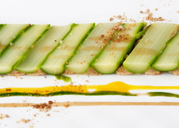 マイユレシピ アスパラガスのタルト仕立てアーモンドの香り