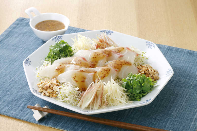 マイユレシピ オイスタードレッシングで作る中華風お刺身サラダ